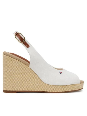 Obrázek produktu Tommy Hilfiger Espadrilky Flag High Wedge Espad Slingback FW0FW08597 Bílá
