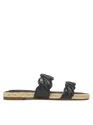 Obrázek produktu Tommy Hilfiger Espadrilky Leather Rope Espadrille Mule FW0FW08503 Černá