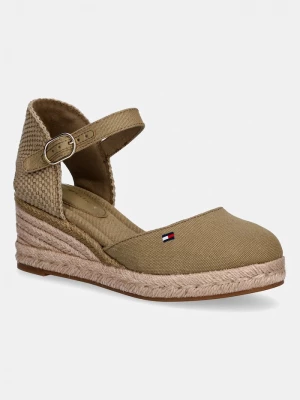 Obrázek produktu Tommy Hilfiger espadrily dámské MID WEDGE ESPAD CLOSED TOE zelená