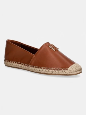 Obrázek produktu Tommy Hilfiger espadrily dámské TH LOGO LEATHER ESPADRILLE hnědá
