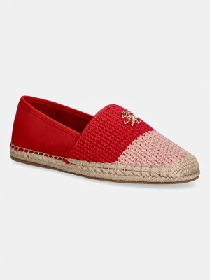 Obrázek produktu Tommy Hilfiger espadrily dámské TH SCRIPT CROCHET ESPADRILLE červená