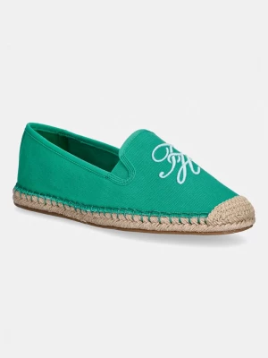 Obrázek produktu Tommy Hilfiger espadrily dámské TH SCRIPT SUMMER ESPADRILLE zelená