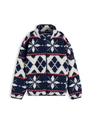 Obrázek produktu TOMMY HILFIGER Fleecová mikina marine modrá / jasně červená / bílá