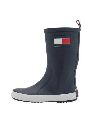 Obrázek produktu TOMMY HILFIGER Gumové holínky 'RUDY' modrá / červená třešeň / bílá