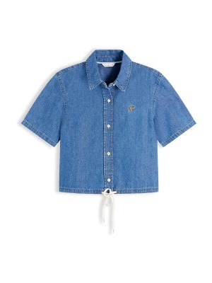 Obrázek produktu TOMMY HILFIGER Halenka 'Boxy Fit Short Sleeve' modrá džínovina