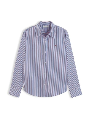 Obrázek produktu TOMMY HILFIGER Halenka nebeská modř / vínově červená / bílá