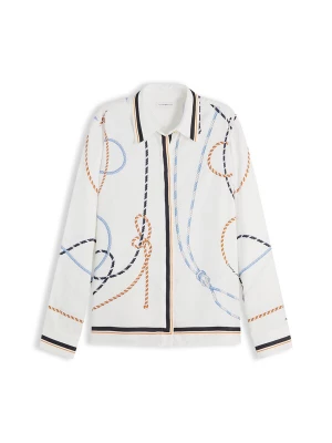 Obrázek produktu TOMMY HILFIGER Halenka tmavě modrá / meruňková / bílá