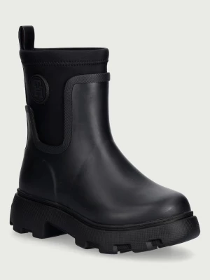 Obrázek produktu Tommy Hilfiger holínky dámské TH STAMP WARM ANKLE RAIN BOOT černá