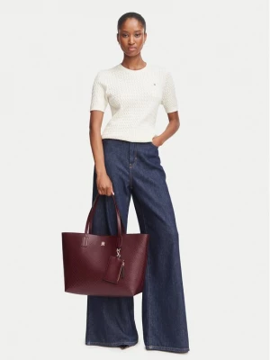 Obrázek produktu Tommy Hilfiger Kabelka Th Icon Tote Mono AW0AW19004 Bordó