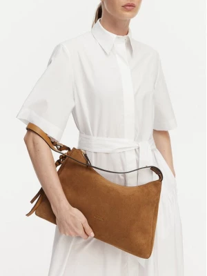 Obrázek produktu Tommy Hilfiger Kabelka Th Statement Shoulder Bag Suede AW0AW18824 Hnědá