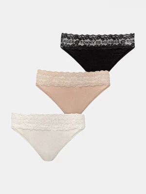 Obrázek produktu Tommy Hilfiger kalhotky dámské bavlněné elastanem 3-pack béžová