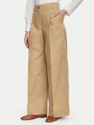 Obrázek produktu Tommy Hilfiger Kalhoty z materiálu Dressing WW0WW50135 Béžová Wide Leg