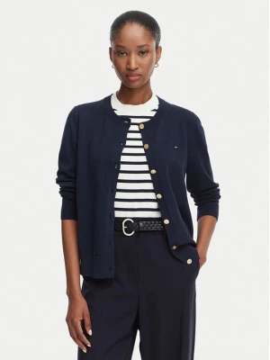 Obrázek produktu Tommy Hilfiger Kardigan Cable Fine WW0WW42370 Tmavomodrá Regular Fit