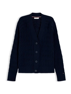 Obrázek produktu TOMMY HILFIGER Kardigan 'Cable Oversized' námořnická modř
