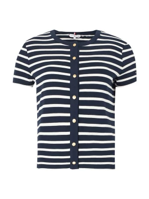 Obrázek produktu TOMMY HILFIGER Kardigan námořnická modř / bílá