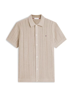 Obrázek produktu TOMMY HILFIGER Kardigan 'Relaxed Pointelle Short Sleeve With' béžová
