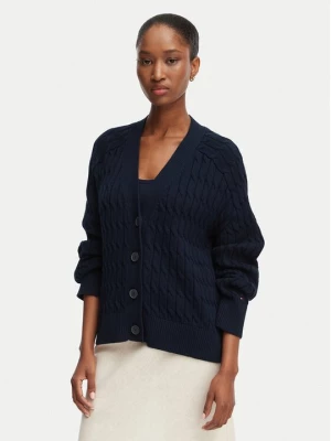 Obrázek produktu Tommy Hilfiger Kardigan WW0WW50078 Tmavomodrá Relaxed Fit