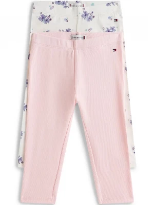 Obrázek produktu Tommy Hilfiger Kojenecké legíny Tommy Hilfiger 2-pack růžová