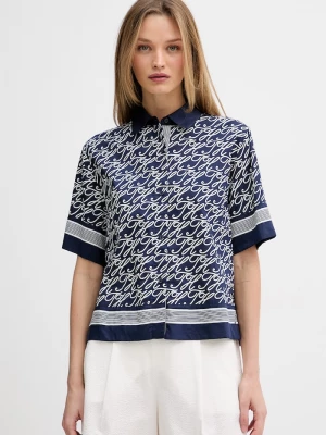 Obrázek produktu Tommy Hilfiger košile dámská hedvábím SUMMER námořnická modř