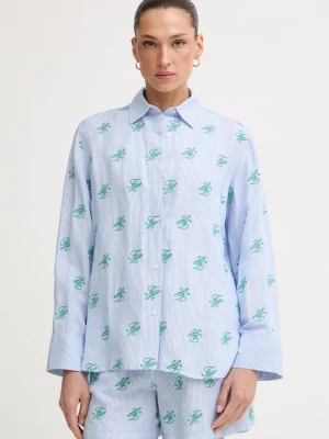 Obrázek produktu Tommy Hilfiger košile dámská se lnem SUMMER modrá