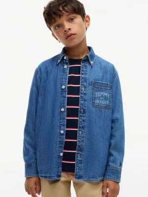 Obrázek produktu Tommy Hilfiger košile dětská bavlněná modrá