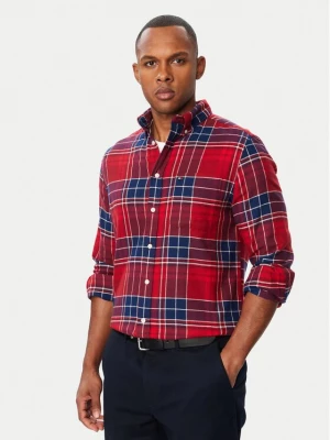 Obrázek produktu Tommy Hilfiger Košile Hero Flannel MW0MW44592 Tmavě červená Regular Fit