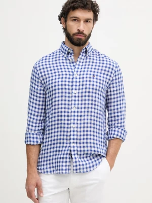 Obrázek produktu Tommy Hilfiger košile pánská lněná modrá