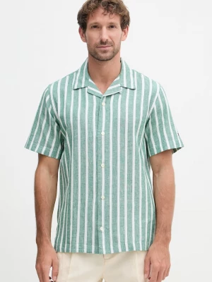 Obrázek produktu Tommy Hilfiger košile pánská se lnem zelená