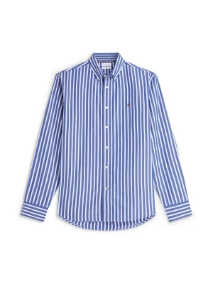 Obrázek produktu TOMMY HILFIGER Košile 'Regular Fit Flex Stripe' modrá / bílá