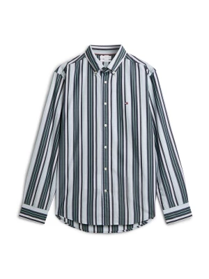Obrázek produktu TOMMY HILFIGER Košile 'Regular Fit Multicolour Stripe' smaragdová / mátová / bílá