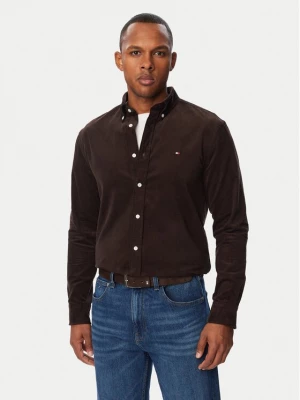 Obrázek produktu Tommy Hilfiger Košile Solid MW0MW40486 Tmavě hnědá Regular Fit