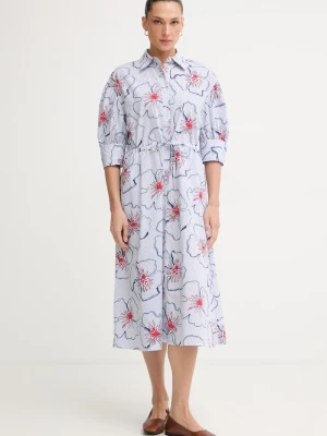 Obrázek produktu Tommy Hilfiger košilové šaty bavlněné SUMMER modrá