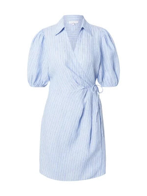 Obrázek produktu TOMMY HILFIGER Košilové šaty 'Pure Relaxed Mini Wrap' béžová / modrá / světlemodrá / bílá