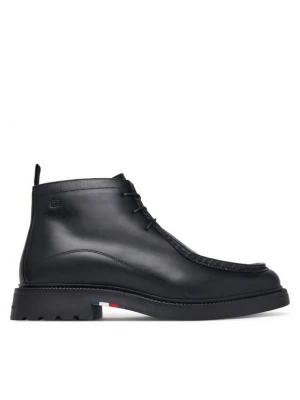 Obrázek produktu Tommy Hilfiger Kotníková obuv Corporate Casual Lth Moc Chukka FM0FM05987 Černá