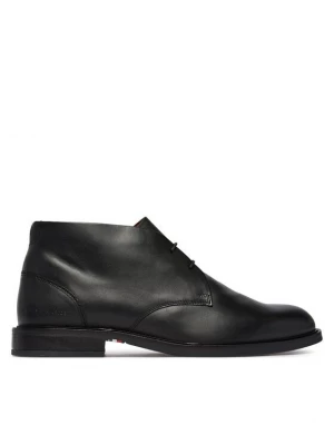 Obrázek produktu Tommy Hilfiger Kotníková obuv Corporate Dressy Lth Lace Boot FM0FM05949 Černá