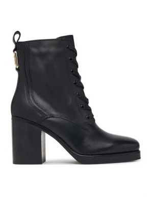 Obrázek produktu Tommy Hilfiger Kotníková obuv Ltr Square Toe Heel Lace-Up Boot FW0FW09554 Černá