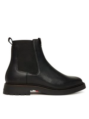 Obrázek produktu Tommy Hilfiger Kotníková obuv s elastickým prvkem Comfort Lwt FM0FM05591 Černá