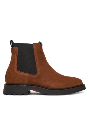 Obrázek produktu Tommy Hilfiger Kotníková obuv s elastickým prvkem Comfort Lwt FM0FM05592 Hnědá