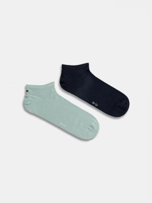Obrázek produktu Tommy Hilfiger kotníkové ponožky pánské s bavlnou 2-pack zelená