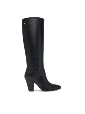 Obrázek produktu Tommy Hilfiger Kozačky Clean Tubular Knee Boot FW0FW09584 Černá