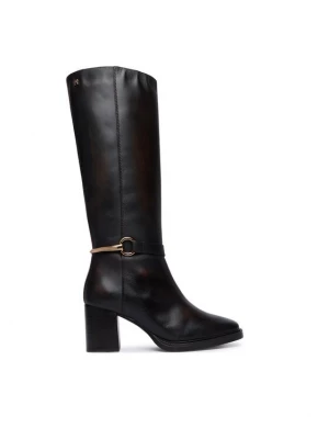 Obrázek produktu Tommy Hilfiger Kozačky Th Stud Heel Riding Knee Boot FW0FW09551 Tmavě hnědá