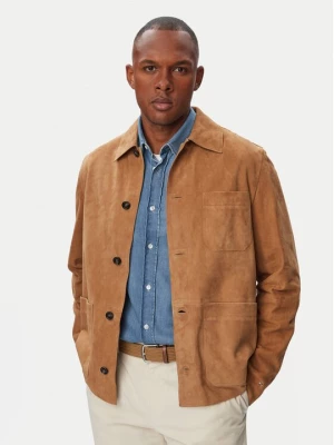Obrázek produktu Tommy Hilfiger Kožená bunda MW0MW44296 Světle hnědá Regular Fit