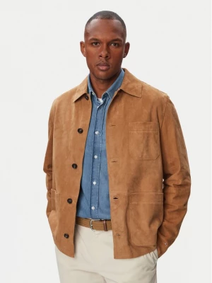 Obrázek produktu Tommy Hilfiger Kožená bunda MW0MW44296 Světle hnědá Regular Fit