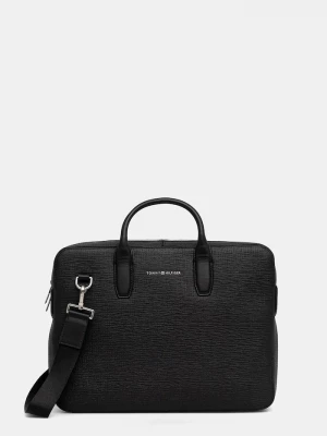 Obrázek produktu Tommy Hilfiger Kožená taška na notebook Tommy Hilfiger 40 x 30 x 6 cm černá