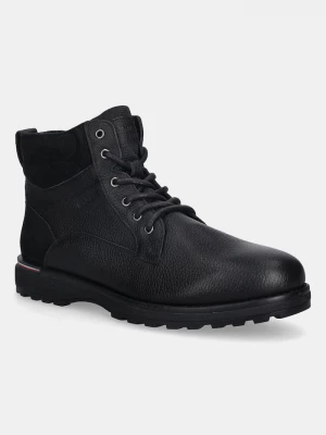 Obrázek produktu Tommy Hilfiger Kožené boty Tommy Hilfiger CORPORATE W LTH LACE BOOT černá