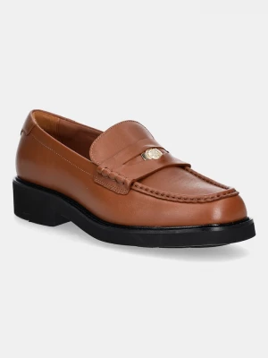 Obrázek produktu Tommy Hilfiger Kožené mokasíny CREST SQUARISH TOE PENNY LOAFER hnědá