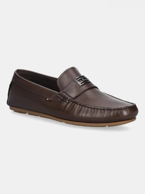 Obrázek produktu Tommy Hilfiger Kožené mokasíny HARDWARE DRIVER SHOE hnědá
