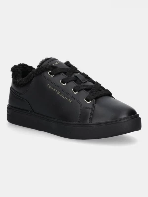 Obrázek produktu Tommy Hilfiger Kožené tenisky CASUAL CUPSOLE SNEAKER WL černá