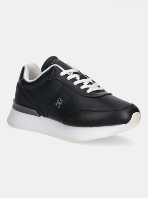 Obrázek produktu Tommy Hilfiger Kožené tenisky Tommy Hilfiger CHIC FASHION RUNNER černá