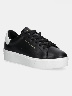 Obrázek produktu Tommy Hilfiger Kožené tenisky Tommy Hilfiger CHIC PLATFORM CUPSOLE PATENT černá